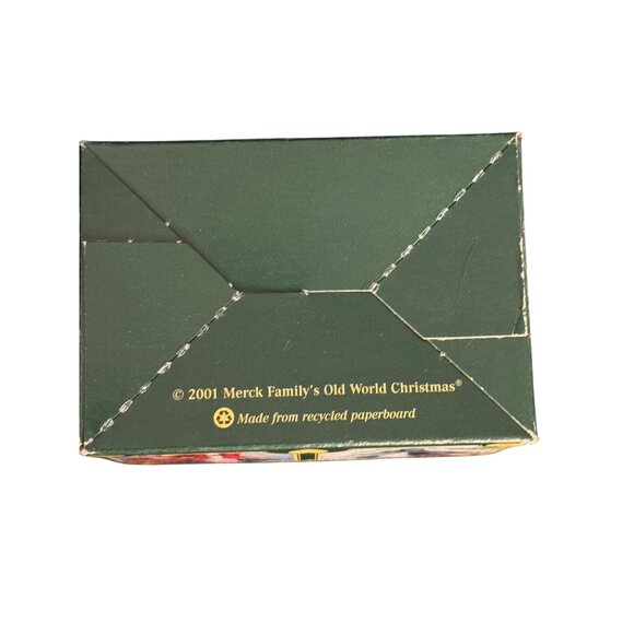 Western Horse Ornament Glass Handcrafted By Merck Familys Old World Christmas Wi - Picture 9 of 10